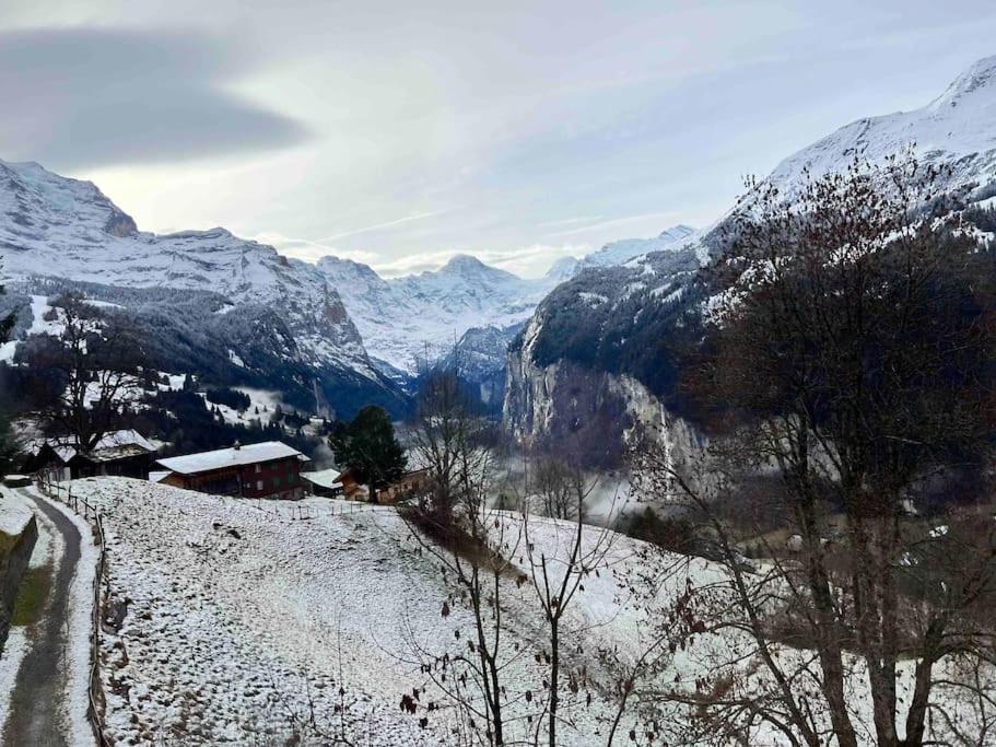 Wengen Apartment - Amazing Views, Centrally Located By Train Station Exterior foto